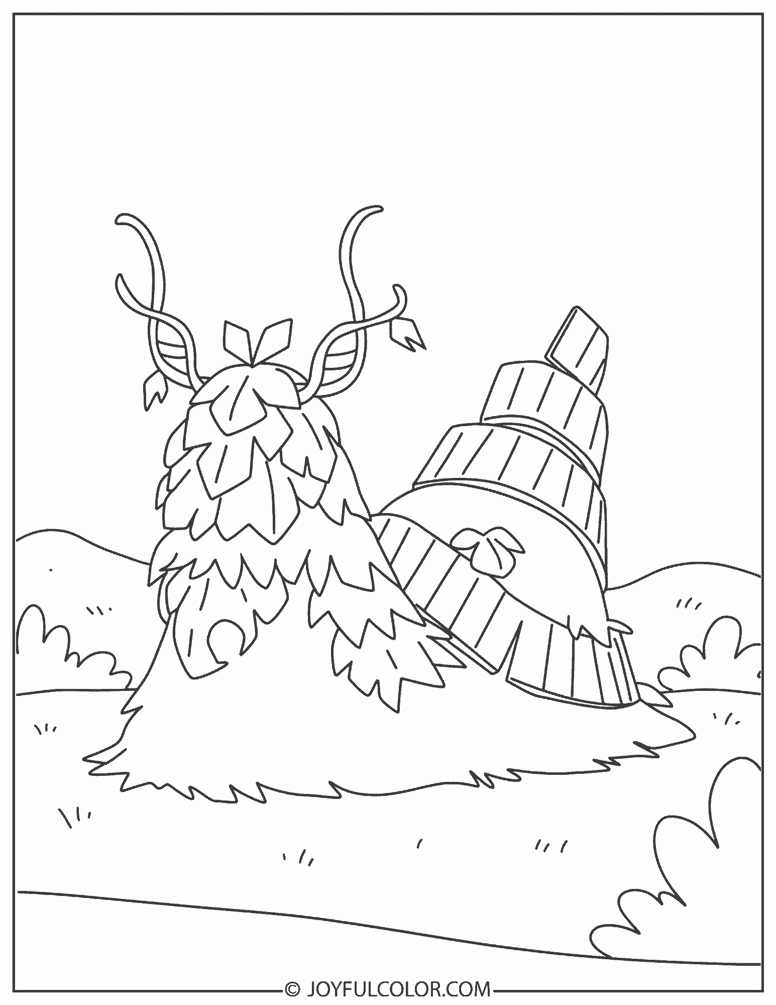 Wo-Chien Coloring Page