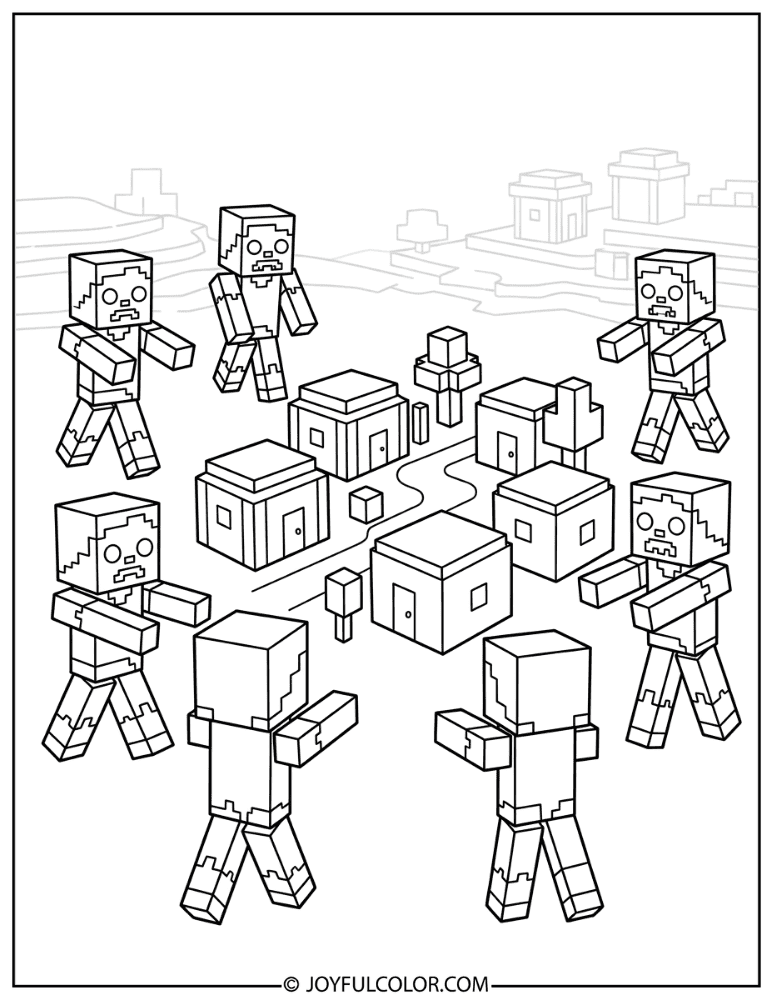 Zombie Siege on a Village