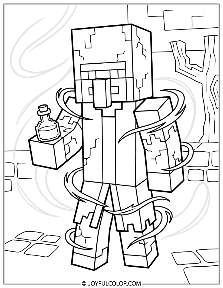 Zombie Villager Being Cured