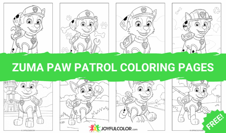 35+ Zuma Paw Patrol Coloring Pages – FREE Printable Sheets for Paw Patrol Fans!