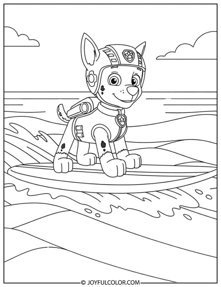 Zuma Riding Ocean Waves