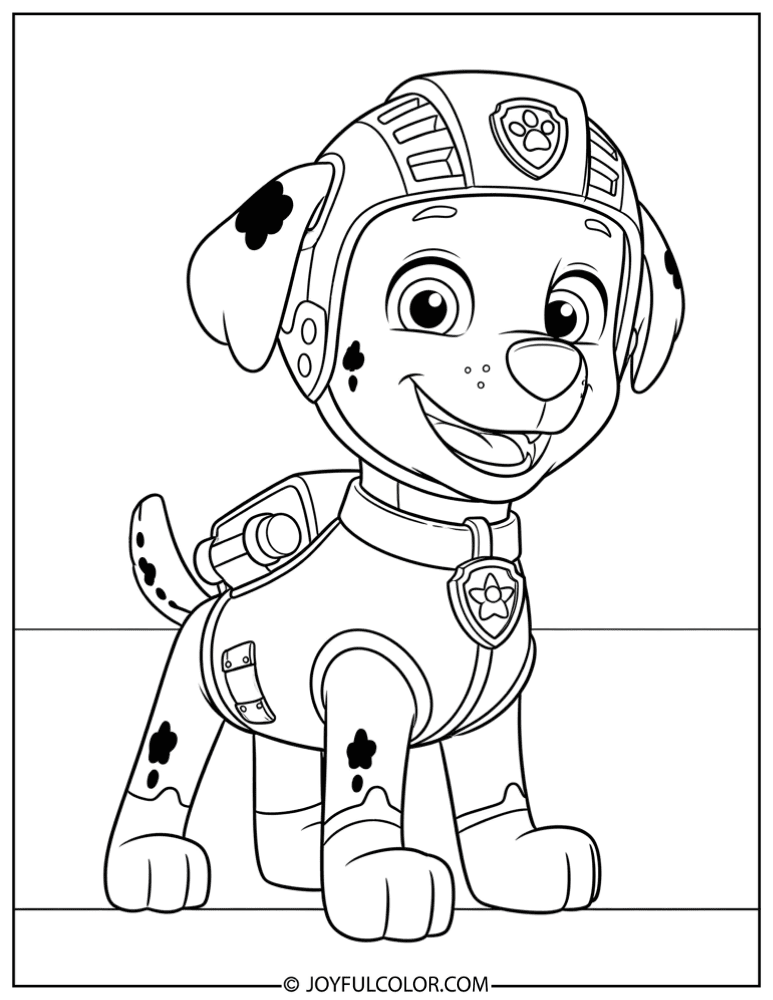 Zuma Smiling in Rescue Gear