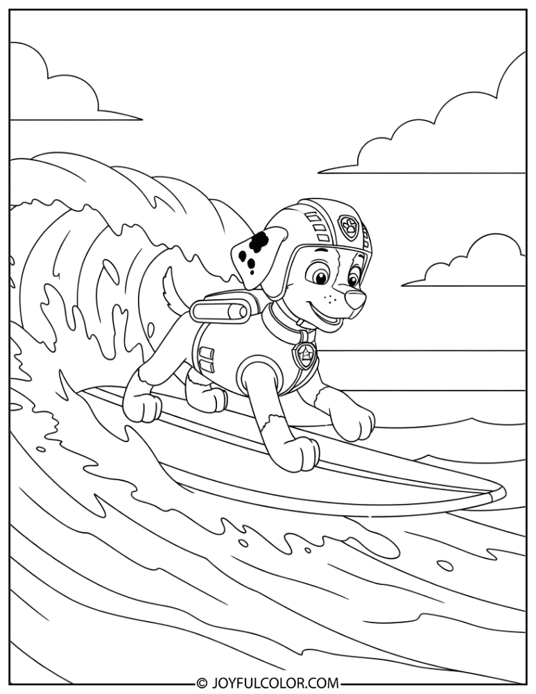 Zuma Surfing the Waves